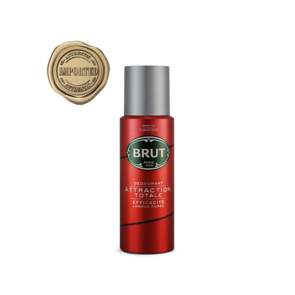 Brut Attraction Totale deodorant Body Spray (200ml) - Image 2