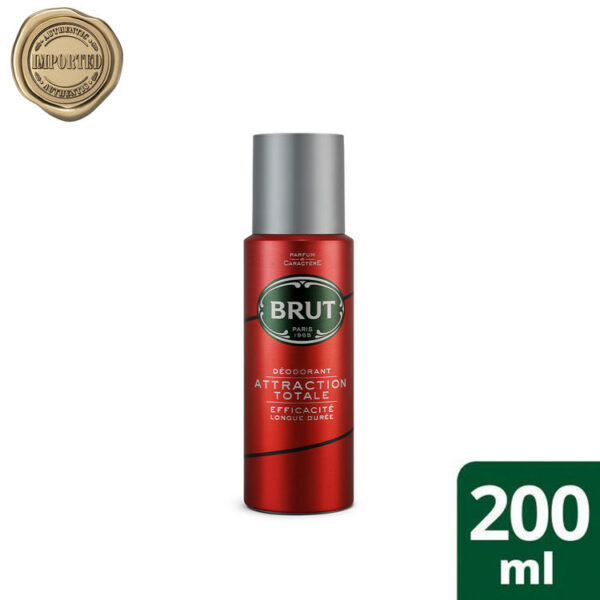 Brut Attraction Totale deodorant Body Spray (200ml)