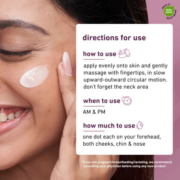 Plum thinkDERMA 1% Resveratrol & Vitamin C Youthful Glow Moisturizer |A Fights Signs of Ageing|A Boosts GlowA | 100% Vegan | 50 gm - Image 5