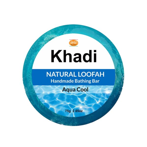 Kailash Khadi Aqua Cool Loofah Soap - 75g