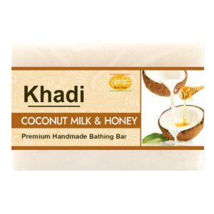 Kailash Khadi Coconut Milk & Honey Soap - 125 GM