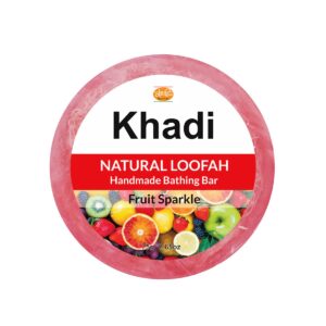 Kailash Khadi Fruit Sparkle Loofah Soap - 75g
