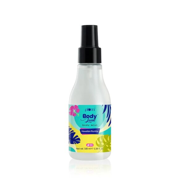 Plum BodyLovin' Hawaiian Rumba Body Mist | Long Lasting Beachy Fragrance For Women & Men With Gardenia & Vanilla | High On Fun | Travel-Friendly Perfume Body Spray 100 ml - Image 2