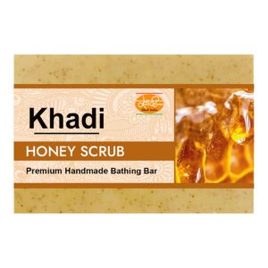 Kailash Khadi Honey Scrub Soap - 125 GM