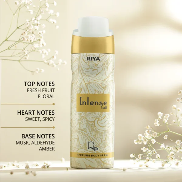Riya Intense Gold Deodorant - 200ML - Image 3