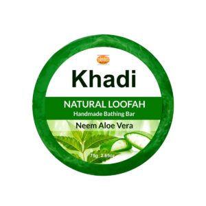 Kailash Khadi Neem & Aloe Vera Loofah Soap - 75g