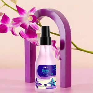 Plum BodyLovin' Orchid-You-Not Body Mist | Long Lasting Fresh Floral Fragrance For Women With Red Apple, Freesia & Musk | High On Fun | Travel-Friendly Perfume Body Spray 100 ml