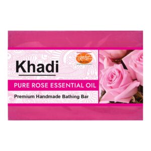 Kailash Khadi Pure Rose Essential Oil Soap - 125 GM