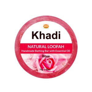 Kailash Khadi Rose Loofah Soap - 75g