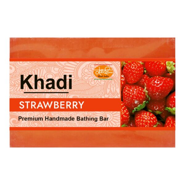 Kailash Khadi Strawberry Soap - 125 GM