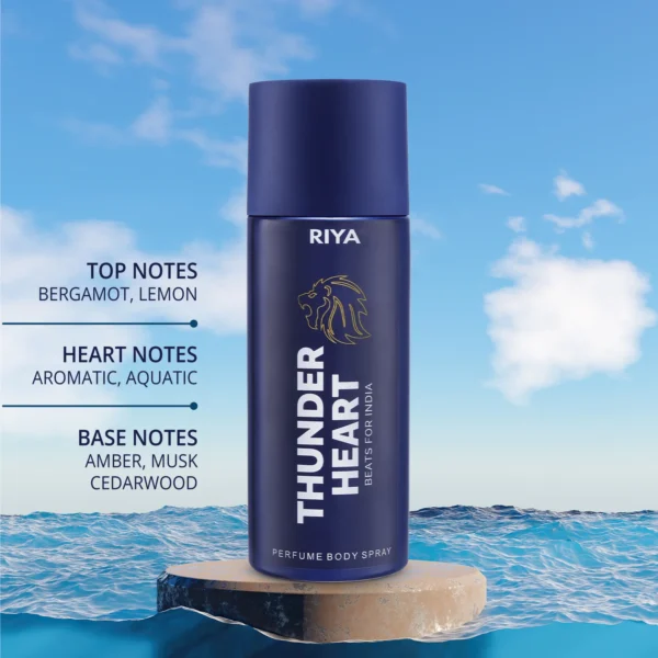 Riya Thunderheart Blue | Unisex Deodarant | 150ml (Copy) - Image 2