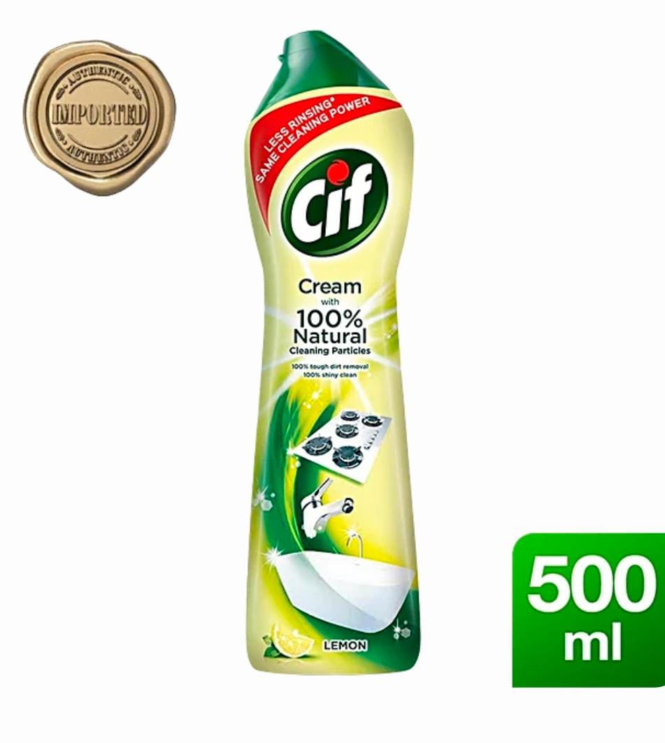 CIF Cream Lemon Professional Cream Cleaner - 500 ml - Image 2
