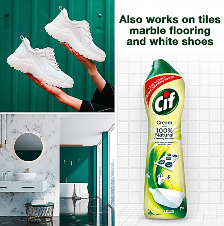 CIF Cream Lemon Professional Cream Cleaner - 500 ml - Image 4