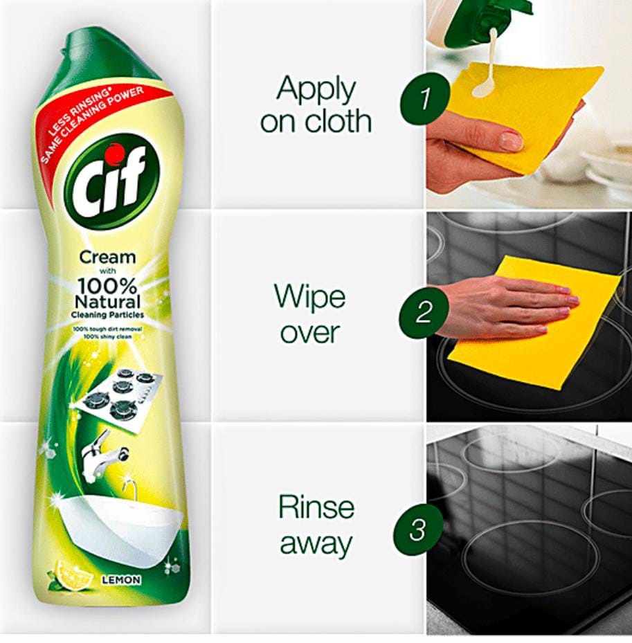 CIF Cream Lemon Professional Cream Cleaner - 500 ml - Image 5