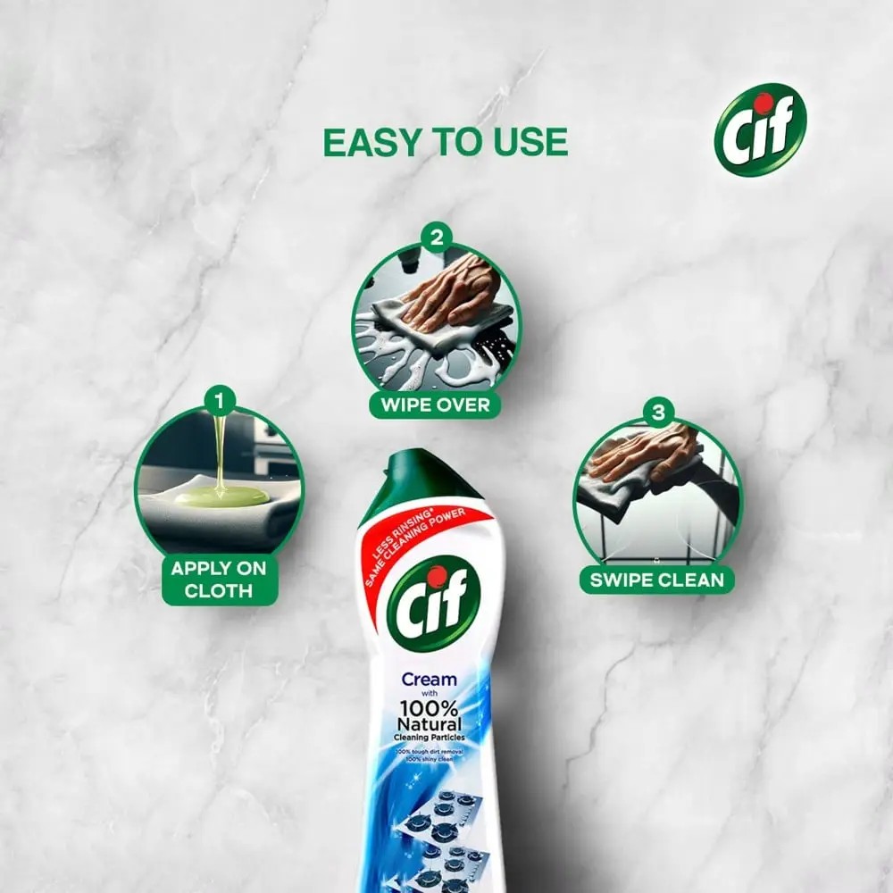 CIF Cream Original Multipurpose Surface Cleaner – 500 ml - Image 4