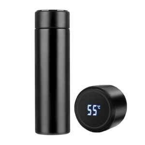 Flask Black LED Temperature Display with Smart Vacuum Insulated Flask Bottle